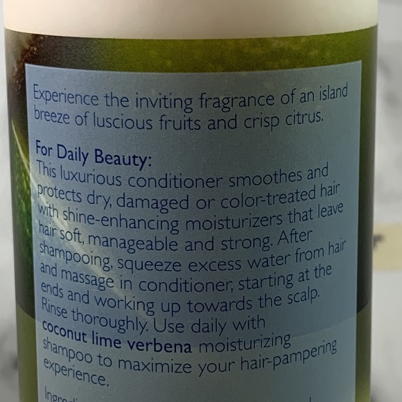 Coconut Lime Verbena Conditioner Bath & Body Works - Picture 3 of 8